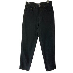 Pasta Black Slim Jeans Size 10 Dark Wash Denim Zip-Button Closure w/Pockets